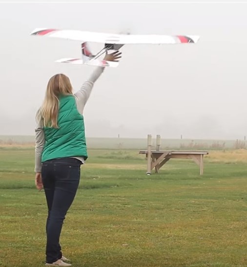 Equine Vet Launching a Drone to the Ref Lab